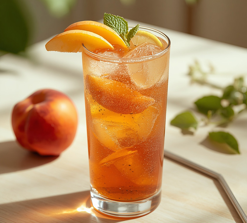 Mrożona herbata Black Peach Leo Tea